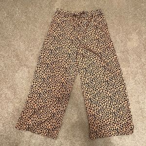 Cheetah print pants